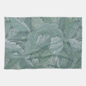 William Morris Acanthusblad Tealblauw Patroon Theedoek (Horizontaal)
