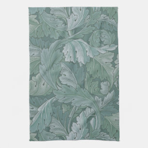 William Morris Acanthusblad Tealblauw Patroon Theedoek