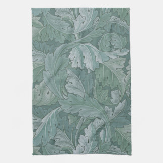 William Morris Acanthusblad Tealblauw Patroon Theedoek