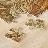 William Morris Acathus Bruin Herfstbladeren Legpuzzel (Zijkant)