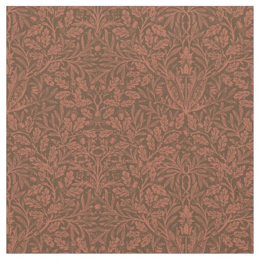 William Morris  Acorn Pattern Stof (Close Up)