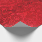 William Morris acorn reliëf zijde fluweel patroon Cadeaupapier (Hoek)