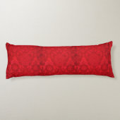 William Morris acorn reliëf zijde fluweel patroon Lichaamskussen (Achterkant)