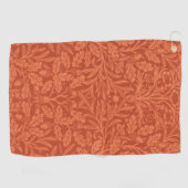William Morris Acorn Wallpaper Natuur Design Golfhanddoek (Horizontaal)