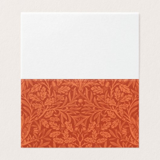 William Morris Acorn Wallpaper Natuur Design Kaart (Buitenkant ongevouwen)