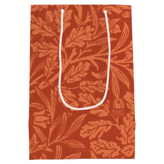 William Morris Acorn Wallpaper Natuur Design Medium Cadeauzakje (Achterkant)