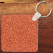 William Morris Acorn Wallpaper Natuur Design Sleutelhanger (Achterkant)