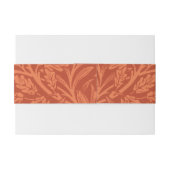 William Morris Acorn Wallpaper Natuur Design Uitnodigingen Wikkel (Achterkant Voorbeeld)