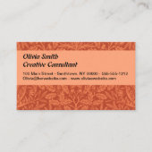 William Morris Acorn Wallpaper Natuur Design Visitekaartje (Voorkant)