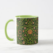 William Morris - Akelei, donkergroen, Mok (Links)