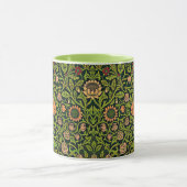 William Morris - Akelei, donkergroen, Mok (Midden)