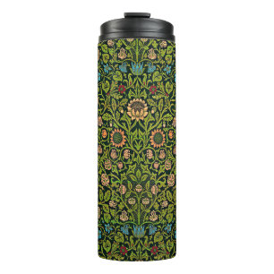 William Morris - Akelei, donkergroen, Thermosbeker