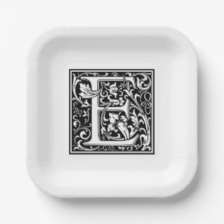 William Morris Alfabet “E” Papieren Borden Bordje