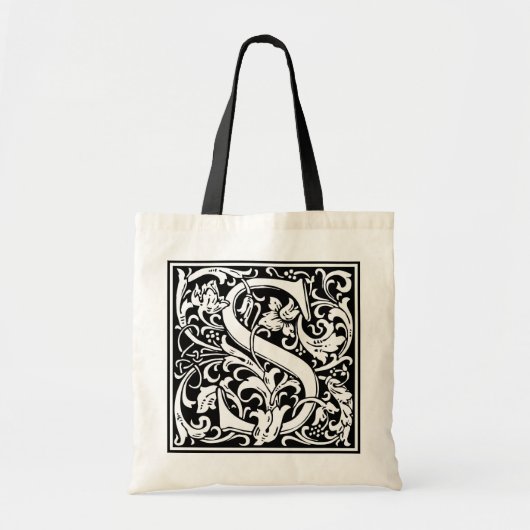 William Morris Alfabet “S” Tote Bag (Voorkant)