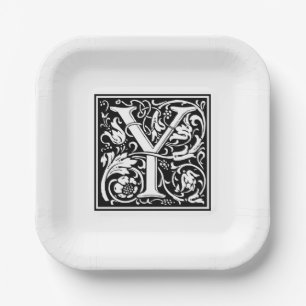 William Morris Alfabet “Y” Papieren Bordje