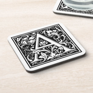 William Morris Alphabet "A" Onderzetter