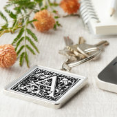 William Morris Alphabet "A" Sleutelhanger (Zijkant)