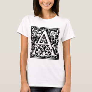 William Morris Alphabet "A" T-shirt