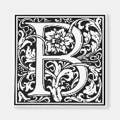 William Morris Alphabet "B" Magneet (Voorkant)