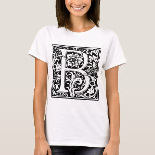 William Morris Alphabet "B" T-shirt