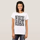 William Morris Alphabet "B" T-shirt (Voorkant volledig)
