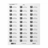 William Morris Alphabet "C" Etiket (Full Sheet)