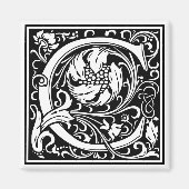 William Morris Alphabet "C" Magneet (Voorkant)