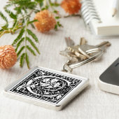 William Morris Alphabet "C" Sleutelhanger (Zijkant)