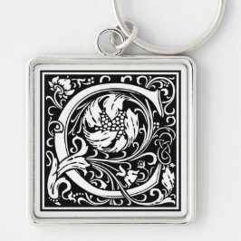 William Morris Alphabet "C" Sleutelhanger