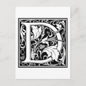 William Morris Alphabet "D" Briefkaart (Voorkant)