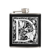 William Morris Alphabet "D" Heupfles (Voorkant)