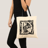 William Morris Alphabet "D" Tote Bag (Voorkant (product))