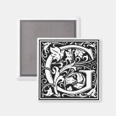 William Morris Alphabet "G" Magneet (Voorkant / Achterkant)
