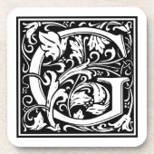 William Morris Alphabet "G" Onderzetter (Voorkant)