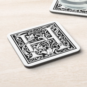 William Morris Alphabet "H" Drankjes Onderzetter