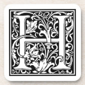 William Morris Alphabet "H" Drankjes Onderzetter (Voorkant)