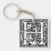 William Morris Alphabet "H" Sleutelhanger (voorkant)