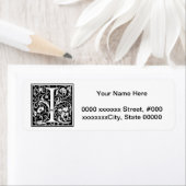 William Morris Alphabet "I" Etiket (Insitu)