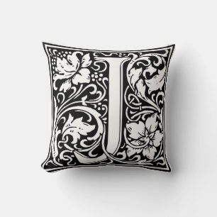 William Morris Alphabet "J" Kussen