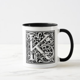 William Morris Alphabet "K" Mok