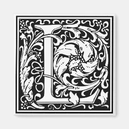 William Morris Alphabet "L" Magneet