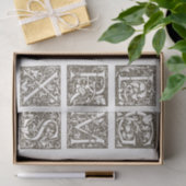 William Morris Alphabet Letters  Decoupage Tissuepapier (Geschenk)