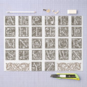 William Morris Alphabet Letters  Decoupage Tissuepapier (Craft)