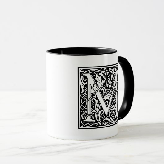 William Morris Alphabet "M" Mok (Voorkant rechts)