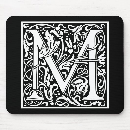 William Morris Alphabet "M" Muismat (Voorkant)