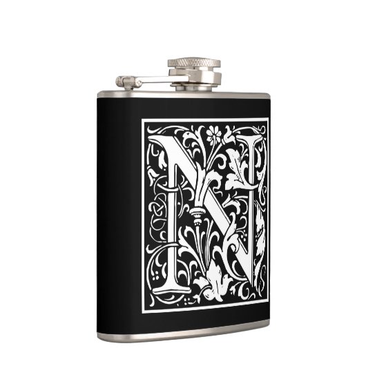 William Morris Alphabet "N" Heupfles (Rechts)