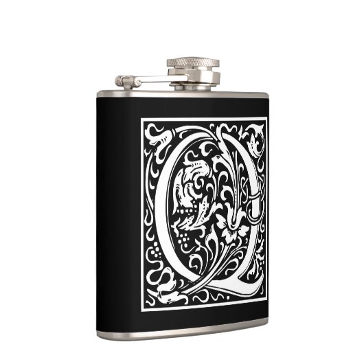 William Morris Alphabet "Q" Heupfles (Rechts)