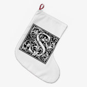 William Morris Alphabet "S" Grote Kerstsok (Voorkant (Hangend))