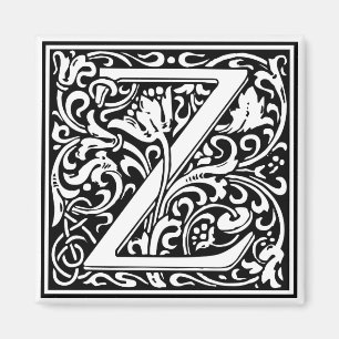 William Morris Alphabet "Z" Magneet