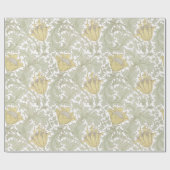 William Morris  Anemone Bloempatroon Cadeaupapier (Vlak)